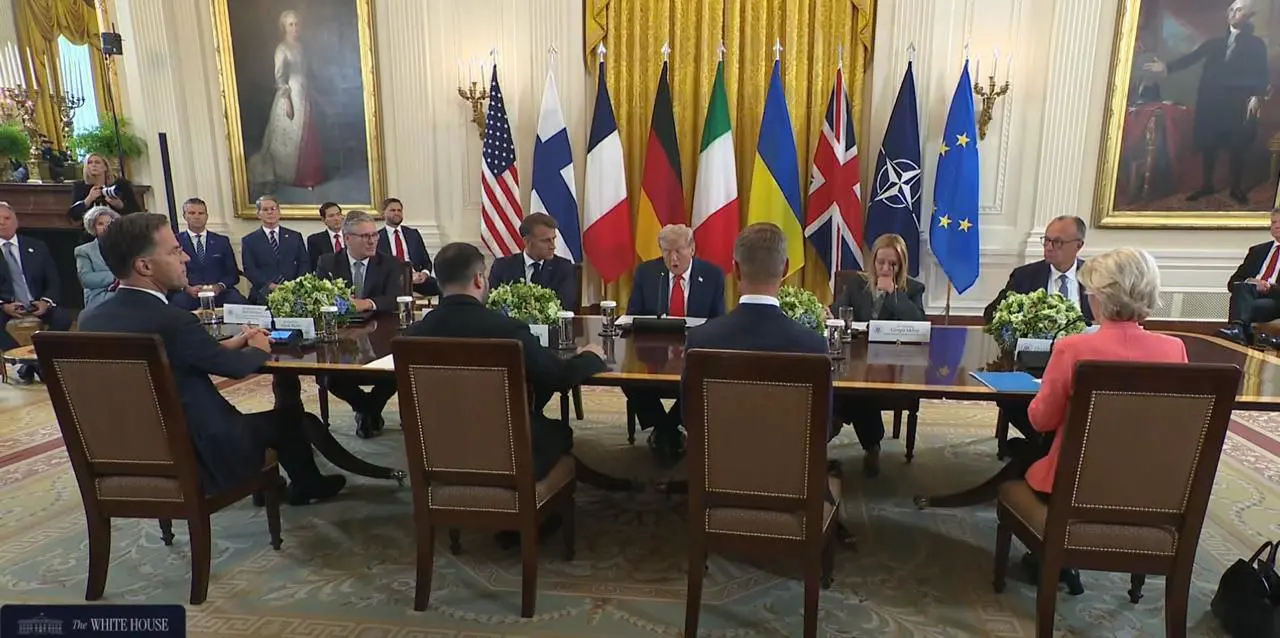 Трам Зеленский и лидеры Европы