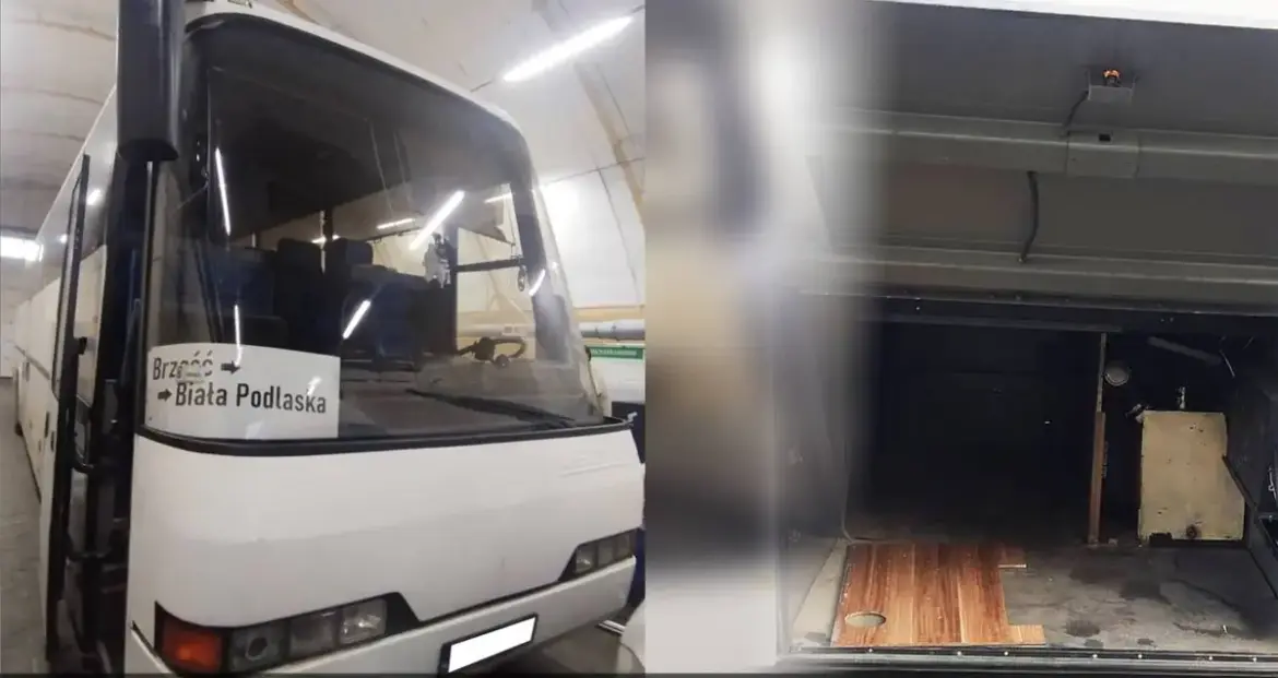 Польский водитель придумал хитроумный тайник тайник