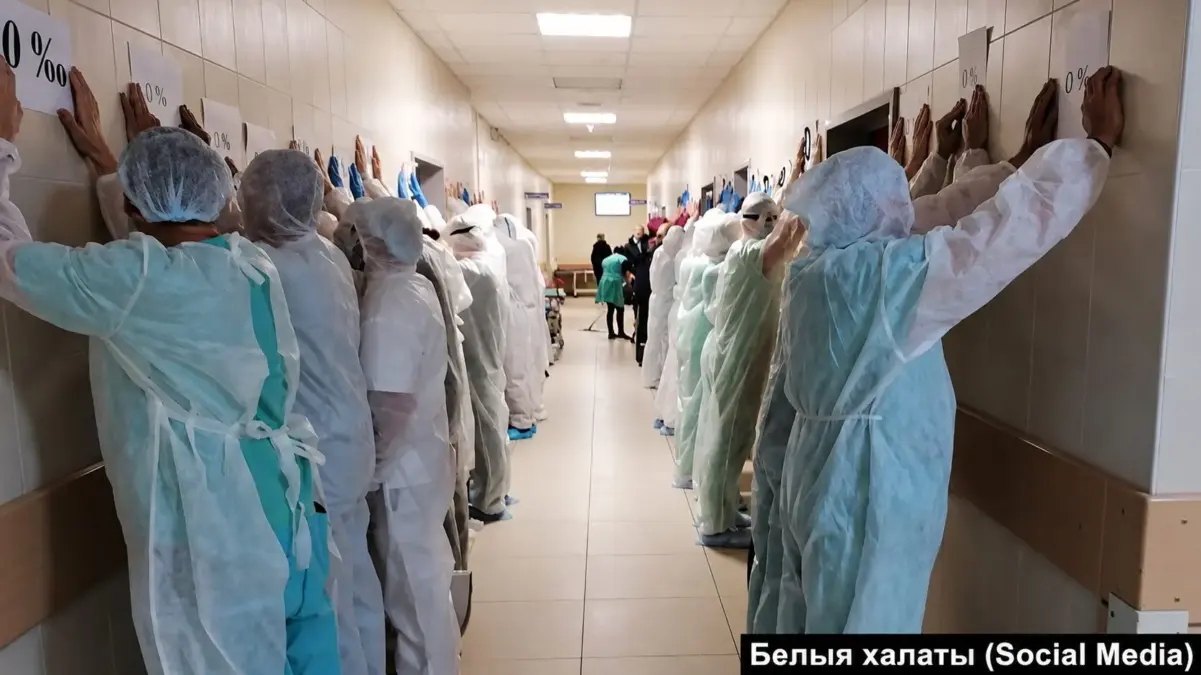 врачи протестуют в больнице